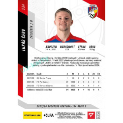 2023/24 Sportzoo Fortuna Liga 2. série #234 Lukáš Červ