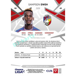 2024/25 Sportzoo Chance Liga 1. série #026 Sampson Dweh