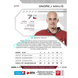 2024/25 Sportzoo ELH 2. serie #272 Ondřej Mikliš