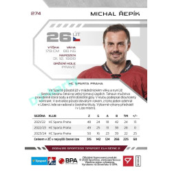 2024/25 Sportzoo ELH 2. serie #274 Michal Řepík