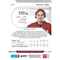 2024/25 Sportzoo ELH 2. serie #277 Petr Ton