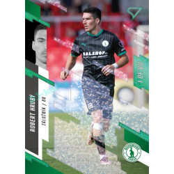 2023/24 Sportzoo Fortuna Liga 2. série #246 Robert Hrubý Green Dew 1of60
