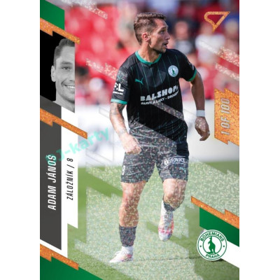 2023/24 Sportzoo Fortuna Liga 2. série #247 Adam Jánoš Copper Sparks 1of100