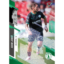 2023/24 Sportzoo Fortuna Liga 2. série #247 Adam Jánoš Green Dew 1of60