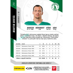 2023/24 Sportzoo Fortuna Liga 2. série #241 Martin Dostál
