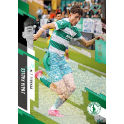 2023/24 Sportzoo Fortuna Liga 2. série #242 Adam Kadlec Green Dew 1of60