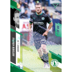 2023/24 Sportzoo Fortuna Liga 2. série #243 Antonín Křapka Green Dew 1of60
