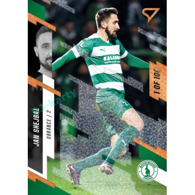 2023/24 Sportzoo Fortuna Liga 2. série #244 Jan Shejbal Copper Sparks 1of100