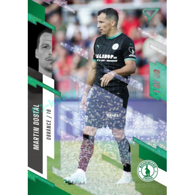 2023/24 Sportzoo Fortuna Liga 2. série #241 Martin Dostál Green Dew 1of60