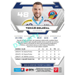 2023/24 Sportzoo ELH 2. serie #283 Tomáš Doležal