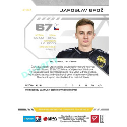 2024/25 Sportzoo ELH 2. serie #282 Jaroslav Brož