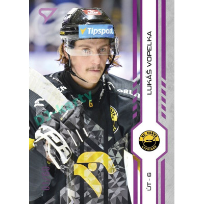 2024/25 Sportzoo ELH 2. serie #287 Lukáš Vopelka Purple Iceberg xx/60