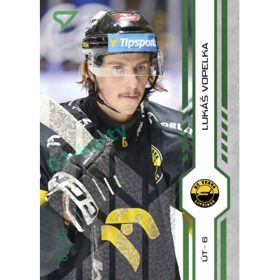 2024/25 Sportzoo ELH 2. serie #287 Lukáš Vopelka Green Glitter xx/30