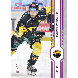 2024/25 Sportzoo ELH 2. serie #288 Pawel Zygmunt Purple Iceberg xx/60