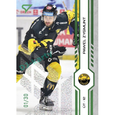 2024/25 Sportzoo ELH 2. serie #288 Pawel Zygmunt Green Glitter xx/30