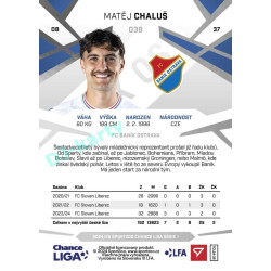 2024/25 Sportzoo Chance Liga 1. série #038 Matěj Chaluš
