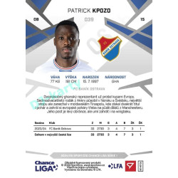 2024/25 Sportzoo Chance Liga 1. série #039 Patrick Kpozo