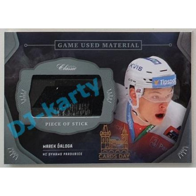 2020/21 OFS 2. série Marek Ďaloga #RPS-MĎA x/7 Game Used Material CARDS DAY