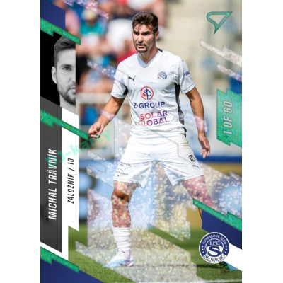 2023/24 Sportzoo Fortuna Liga 2. série #259 Michal Trávník Green Dew 1of60