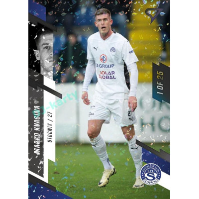 2023/24 Sportzoo Fortuna Liga 2. série #260 Marko Kvasina Black Camouflage 1of25