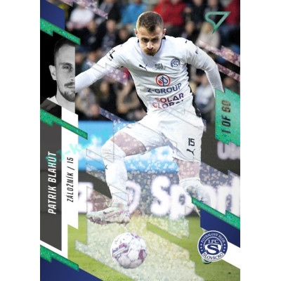 2023/24 Sportzoo Fortuna Liga 2. série #254 Patrik Blahút Green Dew 1of60