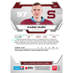 2023/24 Sportzoo ELH 2. serie #293 Radek Mužík