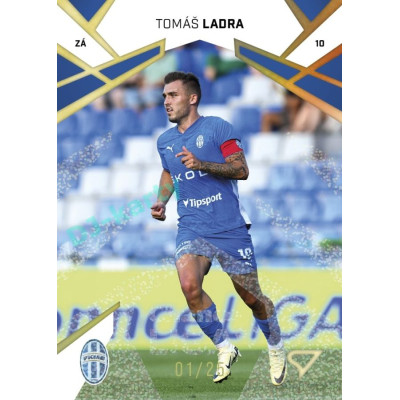 2024/25 Sportzoo Chance Liga 1. série #054 Tomáš Ladra Gold Glitter 07/25