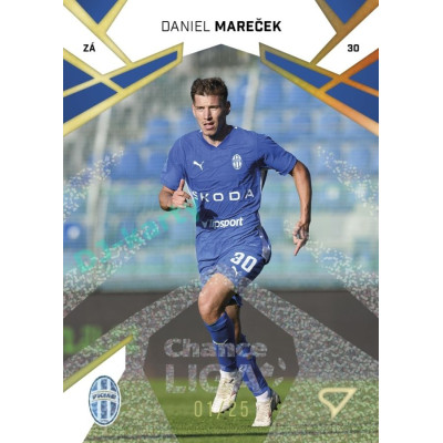 2024/25 Sportzoo Chance Liga 1. série #055 Daniel Mareček Gold Glitter 12/25