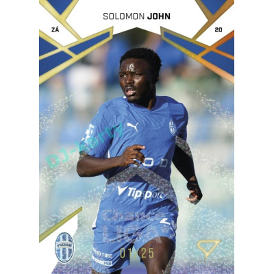 2024/25 Sportzoo Chance Liga 1. série #053 Solomon John Gold Glitter 20/25