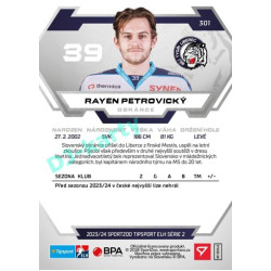 2023/24 Sportzoo ELH 2. serie #301 Rayen Petrovický