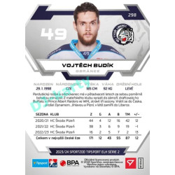 2023/24 Sportzoo ELH 2. serie #298 Vojtěch Budík