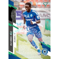 2023/24 Sportzoo Fortuna Liga 2. série #266 Ola Israel Dele Green Dew 1of60