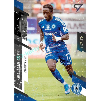 2023/24 Sportzoo Fortuna Liga 2. série #266 Ola Israel Dele Black Camouflage 1of25