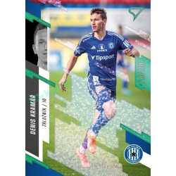 2023/24 Sportzoo Fortuna Liga 2. série #267 Denis Kramář Green Dew 1of60