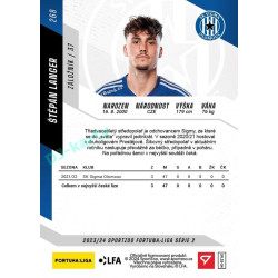 2023/24 Sportzoo Fortuna Liga 2. série #268 Štěpán Langer