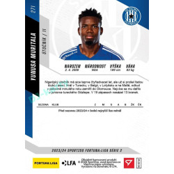 2023/24 Sportzoo Fortuna Liga 2. série #271 Yunusa Muritala