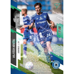 2023/24 Sportzoo Fortuna Liga 2. série #263 Vojtěch Křišťál Green Dew 1of60