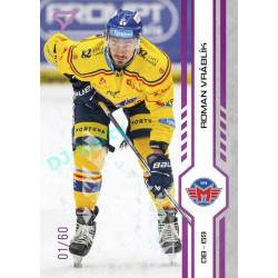 2024/25 Sportzoo ELH 2. serie #296 Roman Vráblík Purple Iceberg xx/60