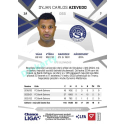 2024/25 Sportzoo Chance Liga 1. série #065 Dyjan Carlos Azevedo