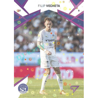 2024/25 Sportzoo Chance Liga 1. série #072 Filip Vecheta Cosmic Pink