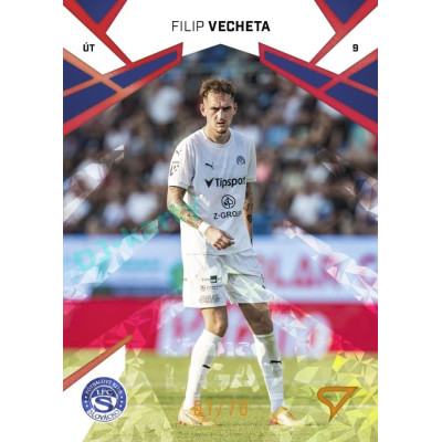 2024/25 Sportzoo Chance Liga 1. série #072 Filip Vecheta Copper Diamond xx/70