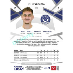 2024/25 Sportzoo Chance Liga 1. série #072 Filip Vecheta