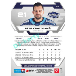 2023/24 Sportzoo ELH 2. serie #308 Petr Kratochvíl