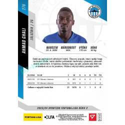 2023/24 Sportzoo Fortuna Liga 2. série #276 Ahmad Ghali