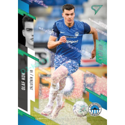 2023/24 Sportzoo Fortuna Liga 2. série #277 Olaf Kok Green Dew 1of60