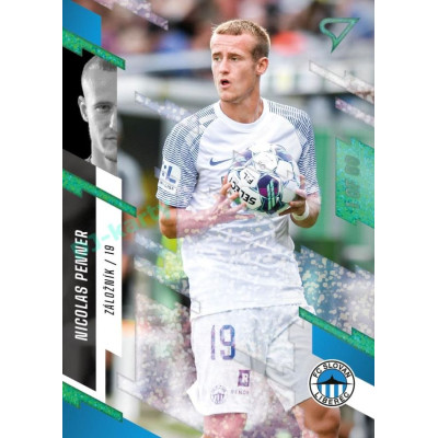 2023/24 Sportzoo Fortuna Liga 2. série #278 Nicolas Penner Green Dew 1of60