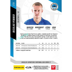 2023/24 Sportzoo Fortuna Liga 2. série #278 Nicolas Penner