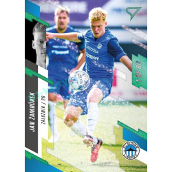 2023/24 Sportzoo Fortuna Liga 2. série #280 Jan Žambůrek Green Dew 1of60
