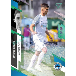 2023/24 Sportzoo Fortuna Liga 2. série #273 Michal Fukala Green Dew 1of60