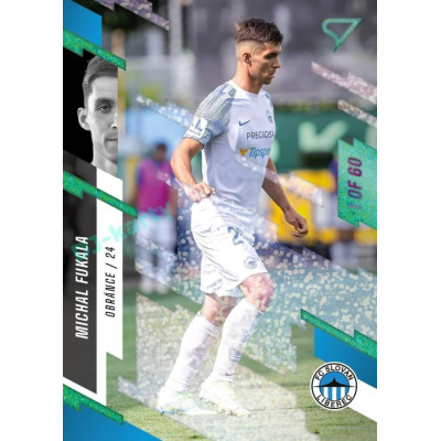 2023/24 Sportzoo Fortuna Liga 2. série #273 Michal Fukala Green Dew 1of60